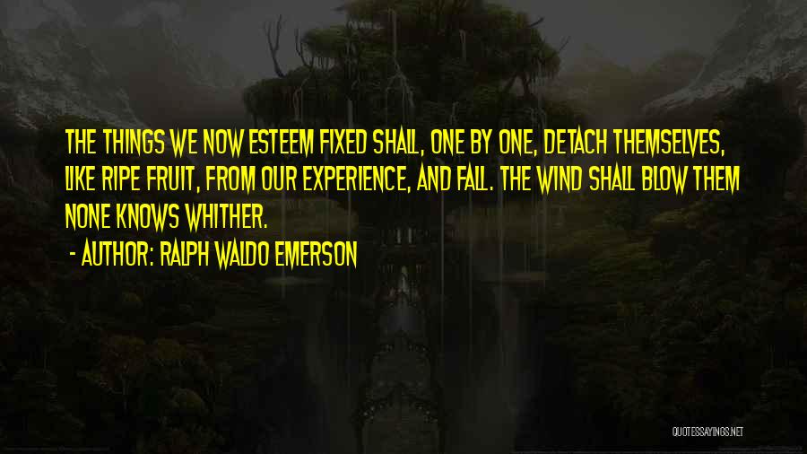 Wind Blow Quotes By Ralph Waldo Emerson