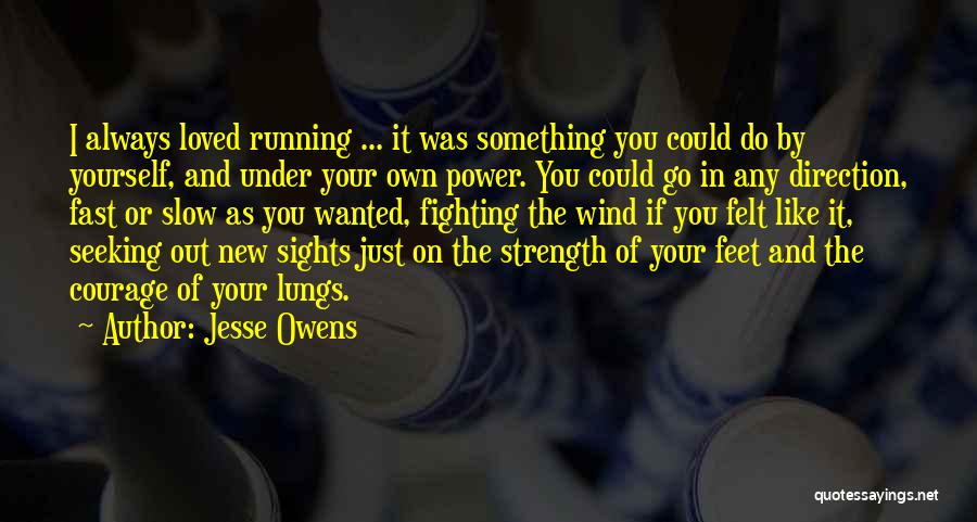 Wind Running Quotes By Jesse Owens