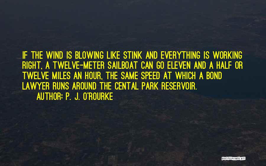 Wind Running Quotes By P. J. O'Rourke