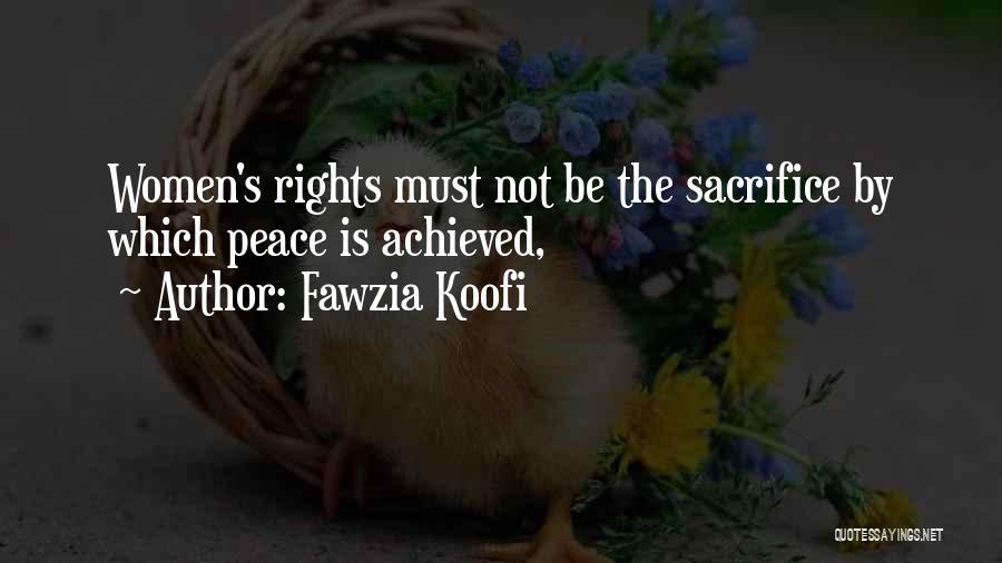 Windblown Carefree Quotes By Fawzia Koofi