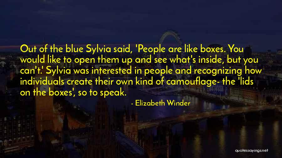 Winder Quotes By Elizabeth Winder