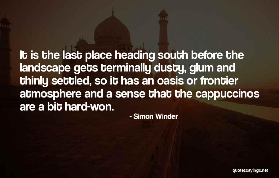 Winder Quotes By Simon Winder