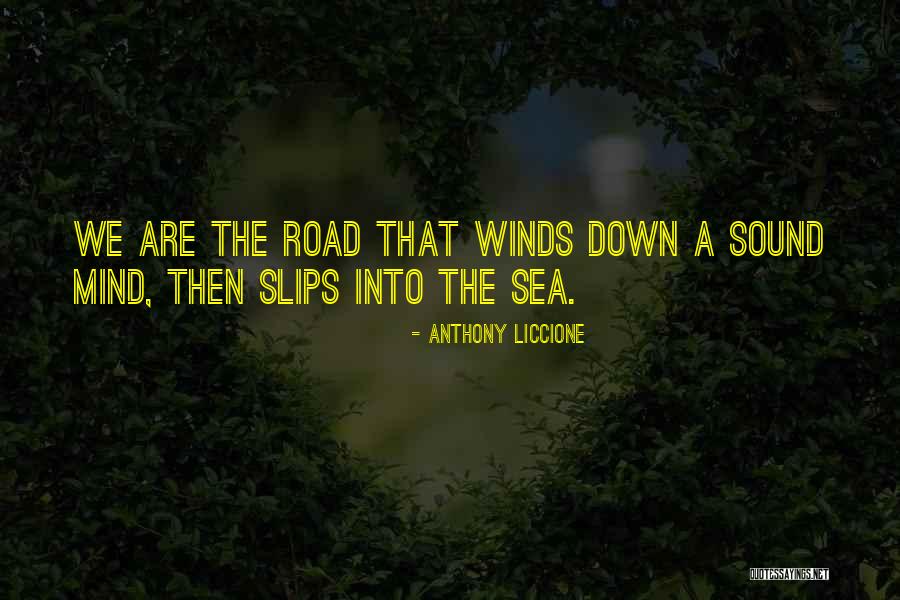 Winding Down Quotes By Anthony Liccione Winding Down Quotes By Anthony Liccione