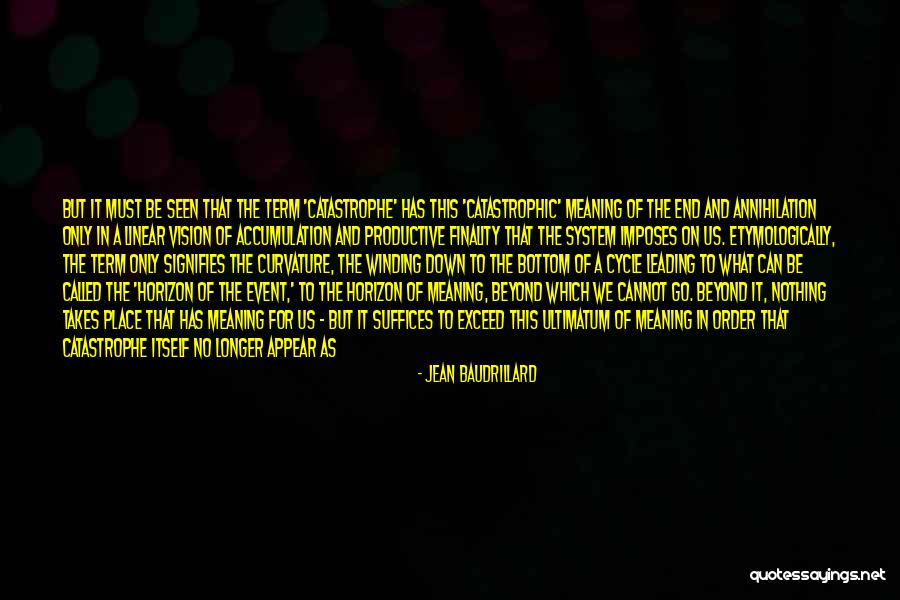 Winding Down Quotes By Jean Baudrillard Winding Down Quotes By Jean Baudrillard