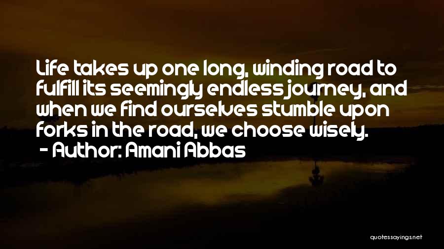 Winding Roads Quotes By Amani Abbas