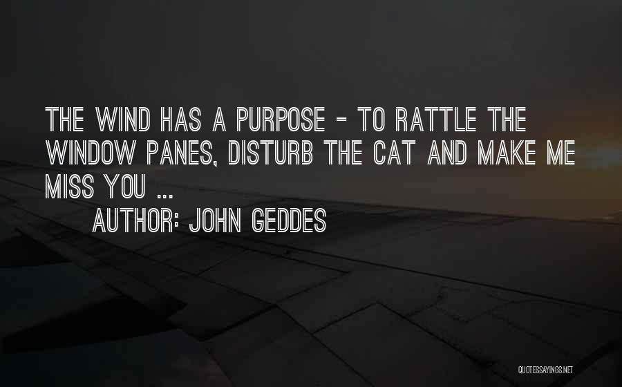 Window Panes Quotes By John Geddes