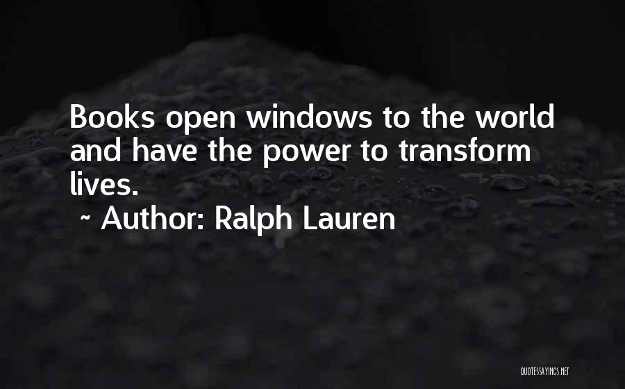 Windows To The World Quotes By Ralph Lauren