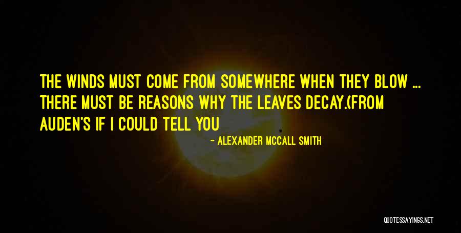 Winds Will Blow Quotes By Alexander McCall Smith Winds Will Blow Quotes By Alexander McCall Smith