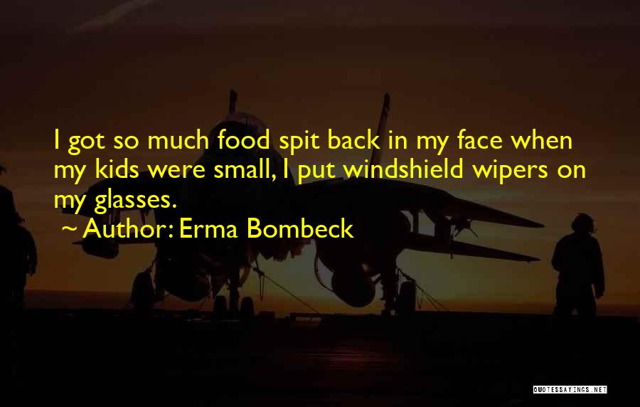 Windshield Quotes By Erma Bombeck