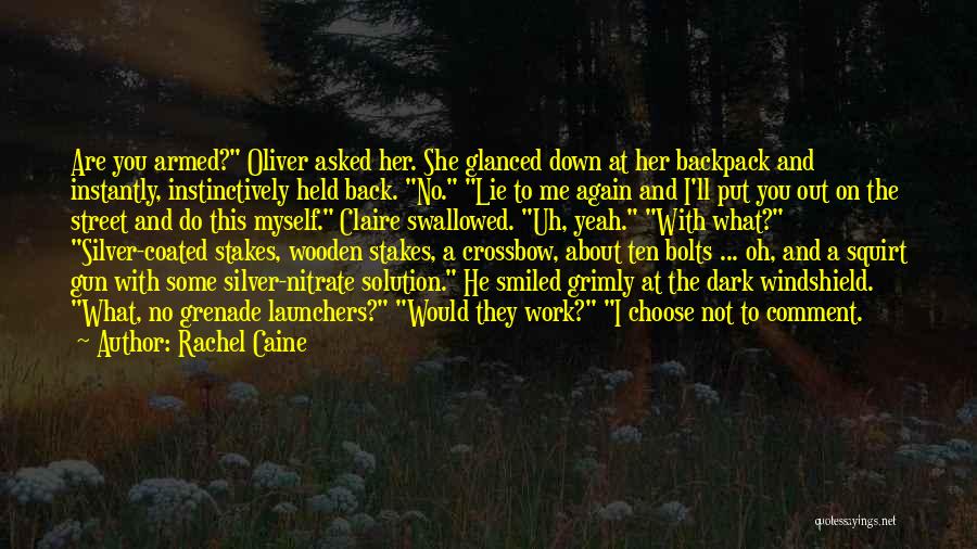 Windshield Quotes By Rachel Caine