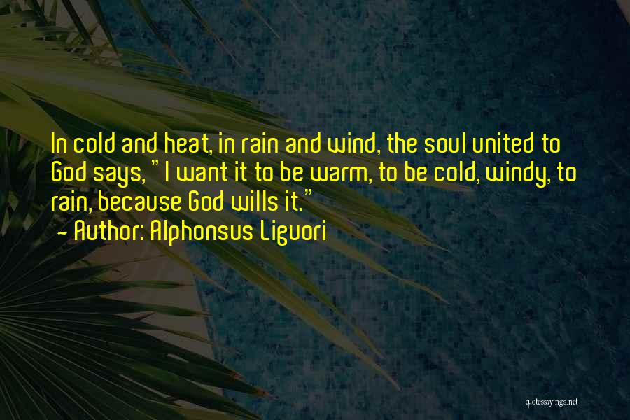Windy Cold Quotes By Alphonsus Liguori