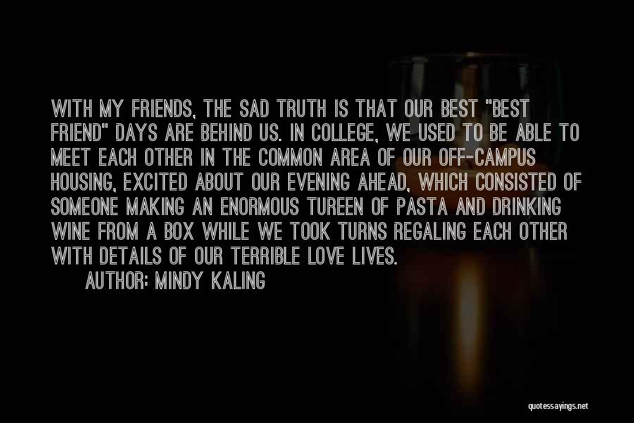 Wine And Best Friends Quotes By Mindy Kaling