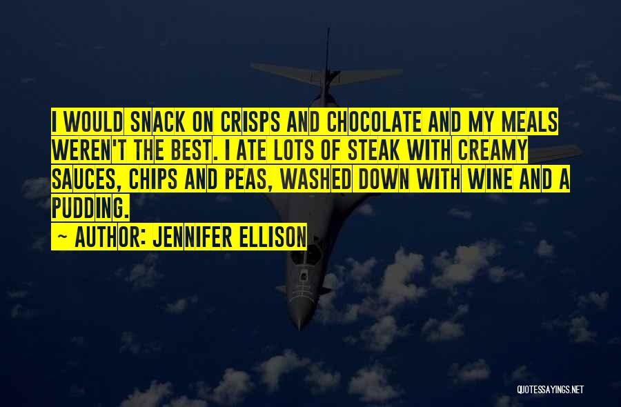 Wine And Chocolate Quotes By Jennifer Ellison