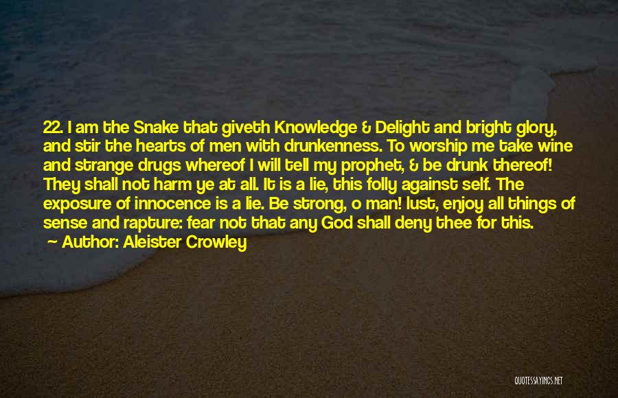 Wine And God Quotes By Aleister Crowley