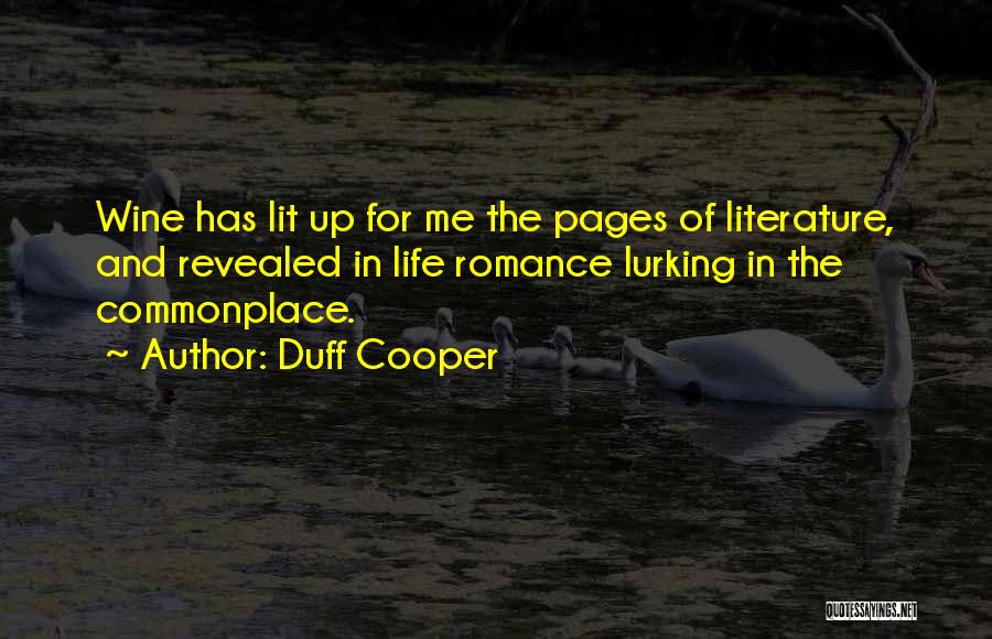 Wine And Life Quotes By Duff Cooper