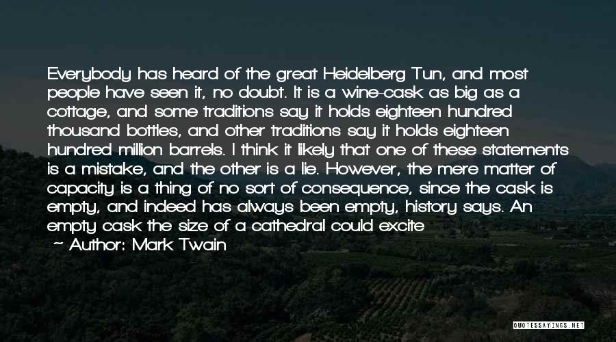 Wine Barrels Quotes By Mark Twain