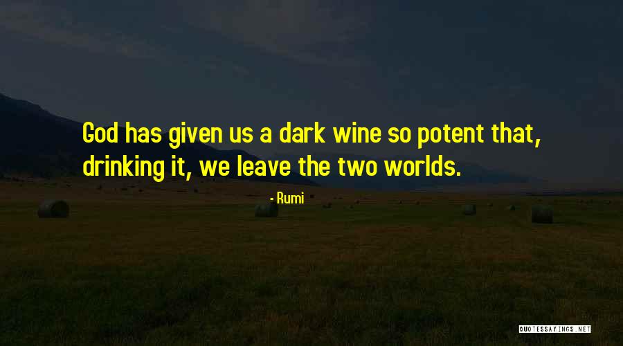Wine Dark Quotes By Rumi