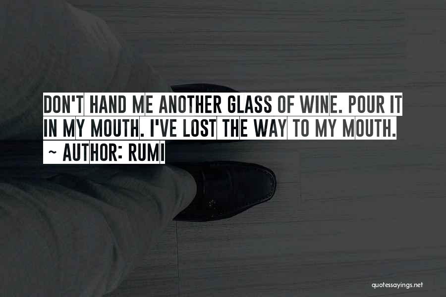 Wine Glass Quotes By Rumi