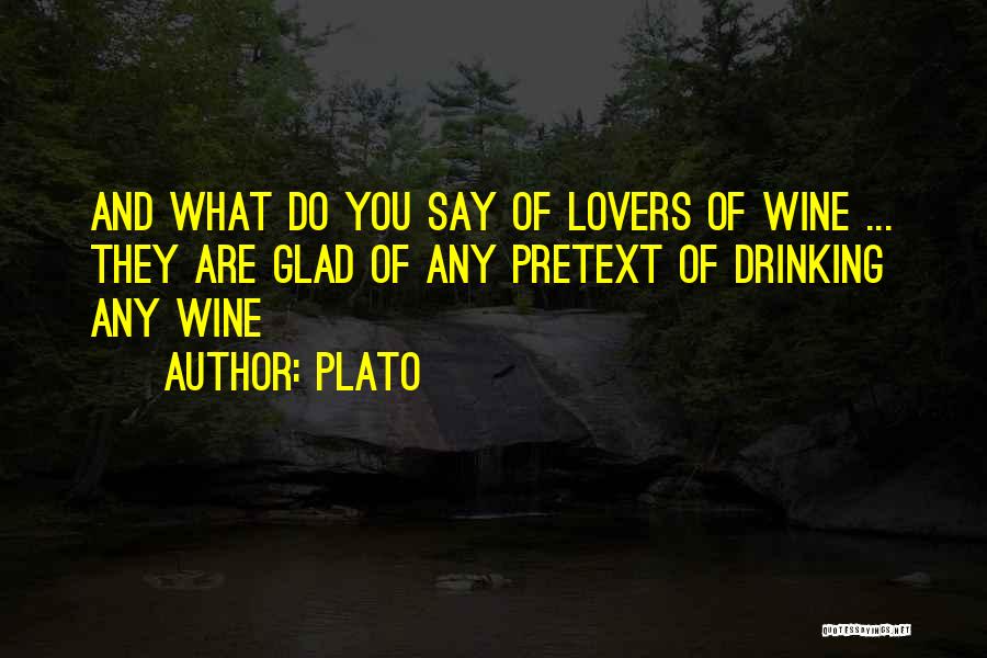 Wine Lovers Quotes By Plato