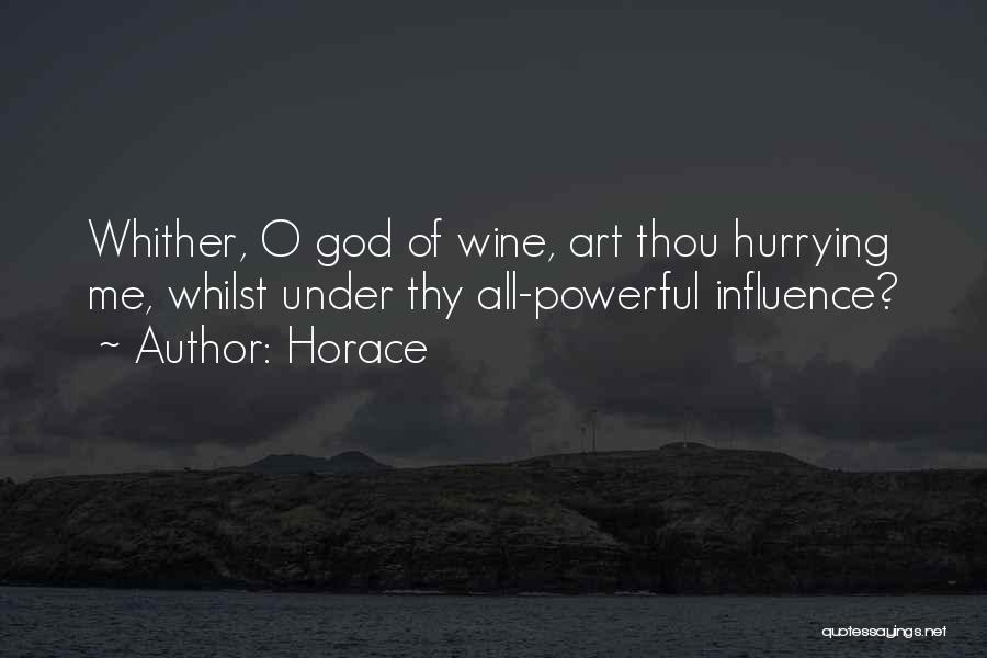 Wine O'clock Quotes By Horace
