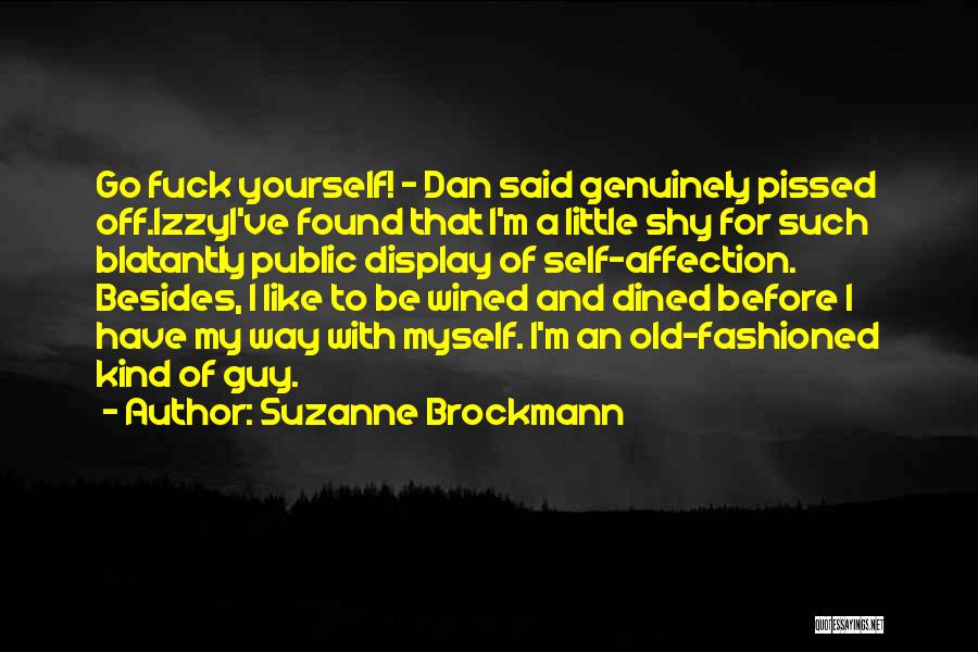 Wined And Dined Quotes By Suzanne Brockmann