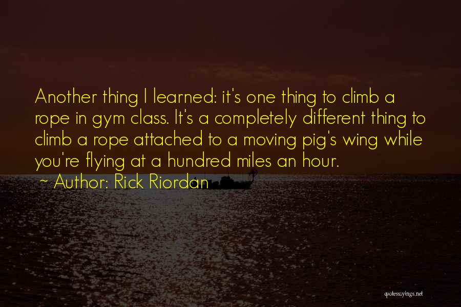 Wing Quotes By Rick Riordan