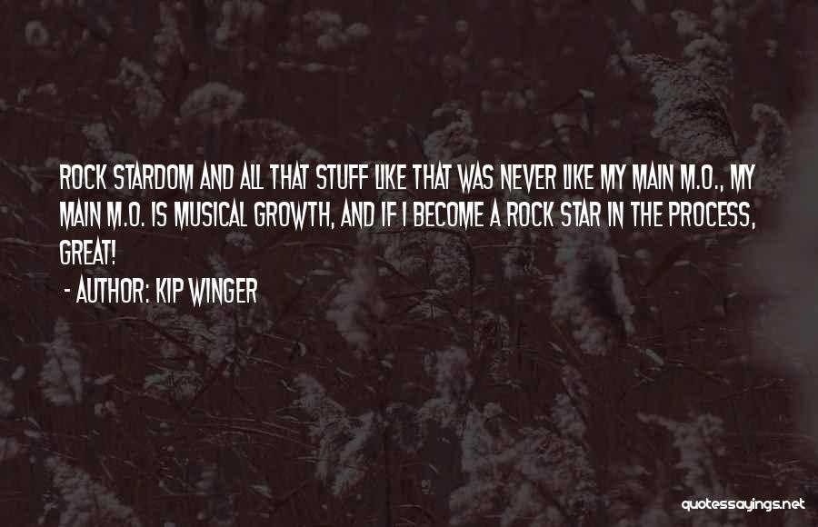 Winger Quotes By Kip Winger