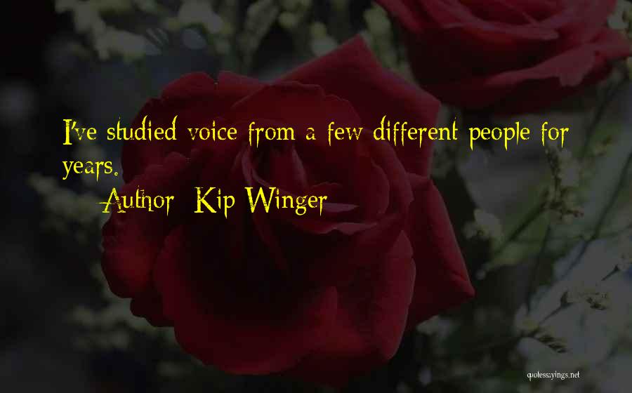 Winger Quotes By Kip Winger