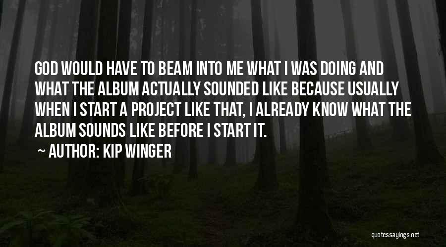 Winger Quotes By Kip Winger