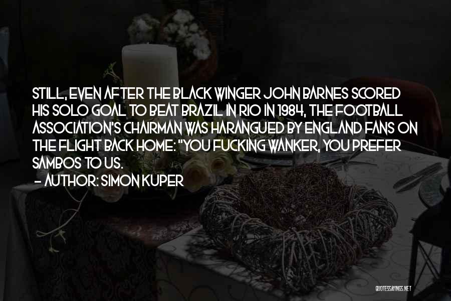 Winger Quotes By Simon Kuper
