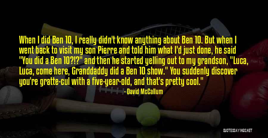 Wingerter Golf Quotes By David McCallum Wingerter Golf Quotes By David McCallum
