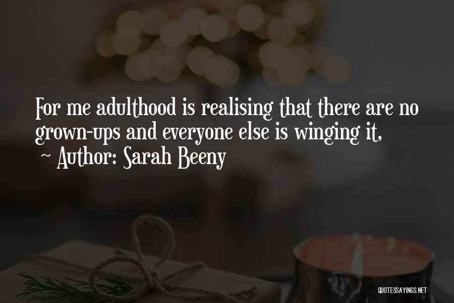 Winging It Quotes By Sarah Beeny