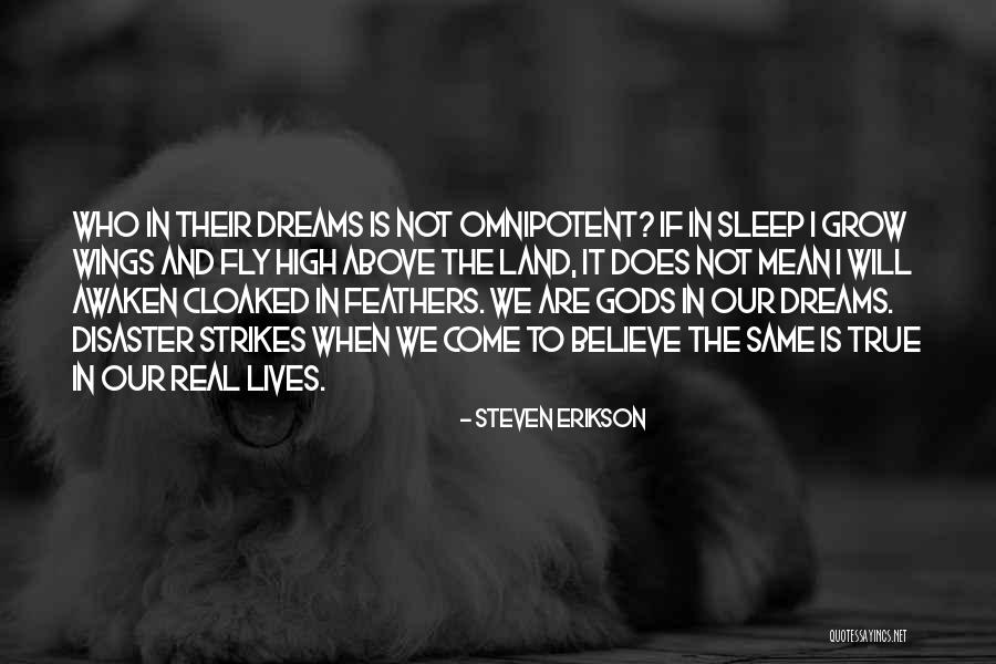 Wings And Dreams Quotes By Steven Erikson