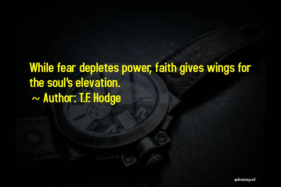 Wings Of Your Soul Quotes By T.F. Hodge
