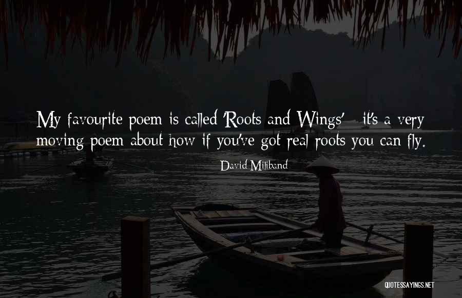 Wings Poem Quotes By David Miliband Wings Poem Quotes By David Miliband