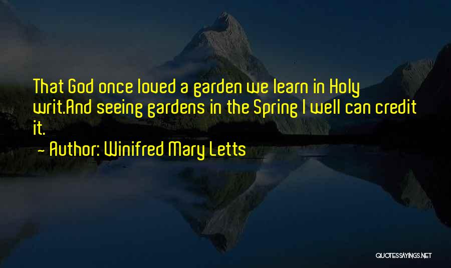 Winifred Mary Letts Quotes 1630572