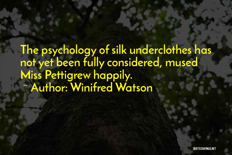 Winifred Quotes By Winifred Watson