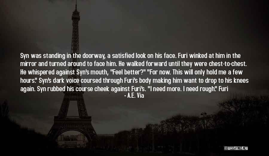 Winked At Me Quotes By A.E. Via Winked At Me Quotes By A.E. Via