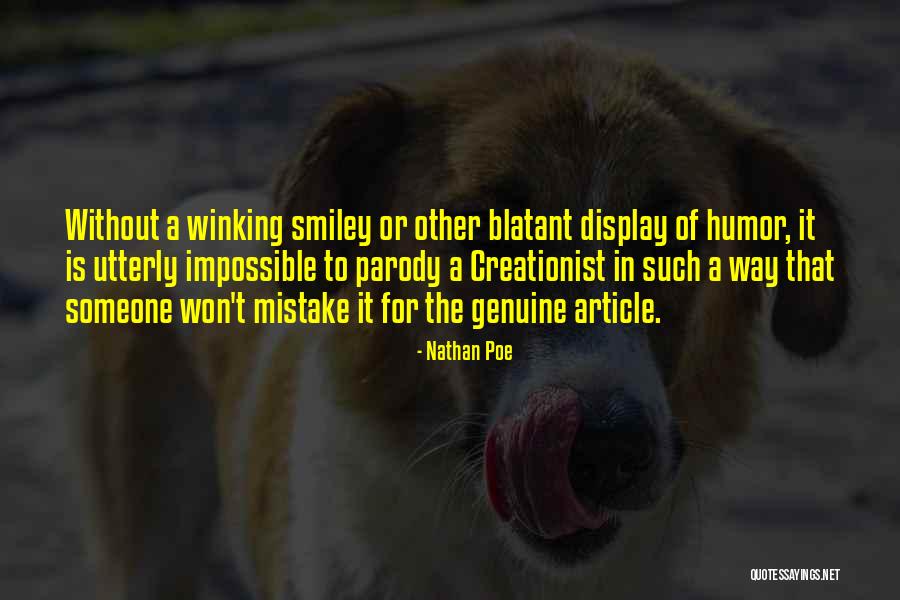 Winking At Someone Quotes By Nathan Poe Winking At Someone Quotes By Nathan Poe