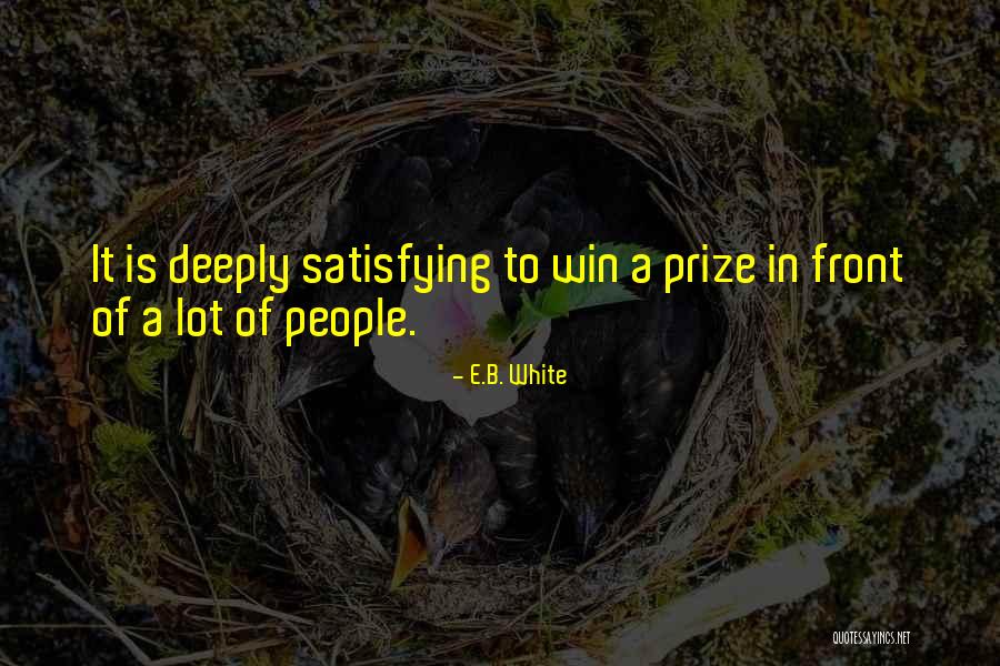 Winner Is Winner Quotes By E.B. White Winner Is Winner Quotes By E.B. White
