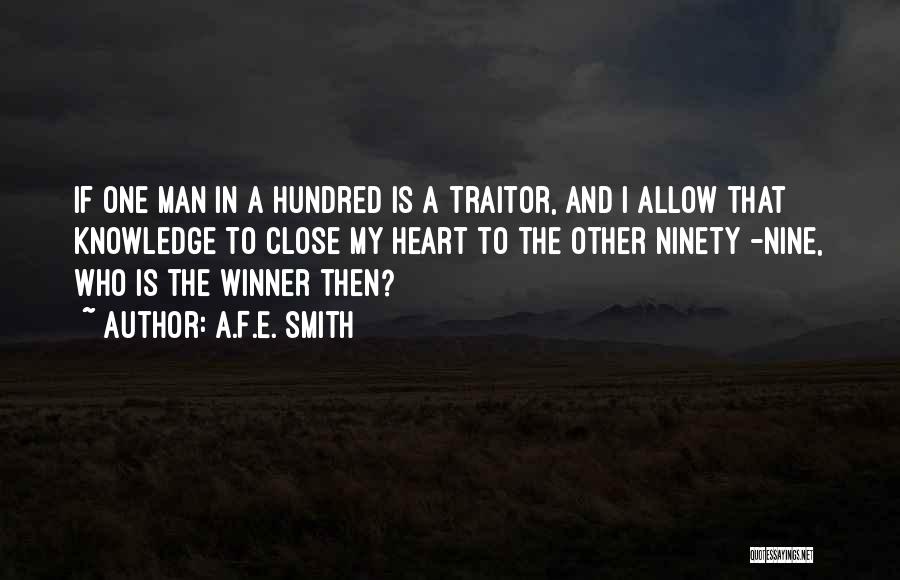 Winner Quotes By A.F.E. Smith