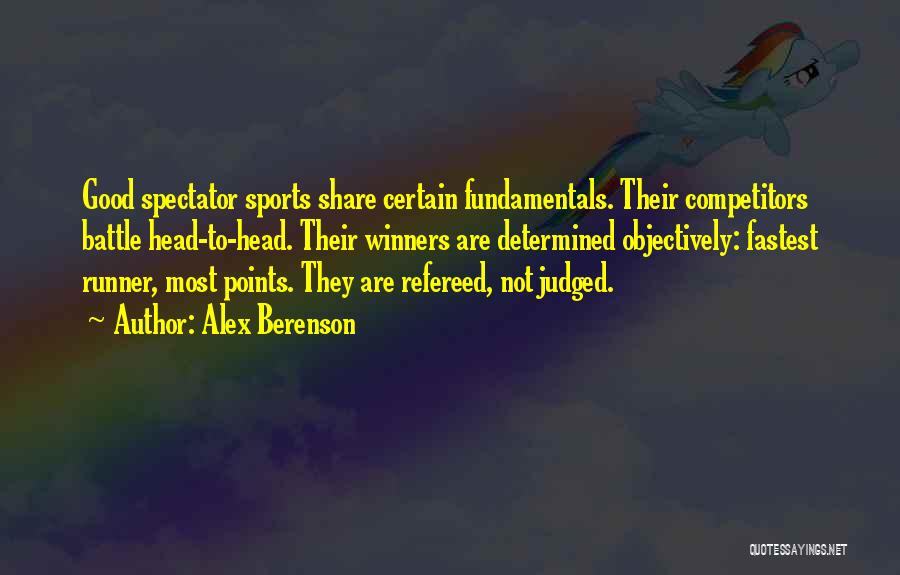 Winners In Sports Quotes By Alex Berenson