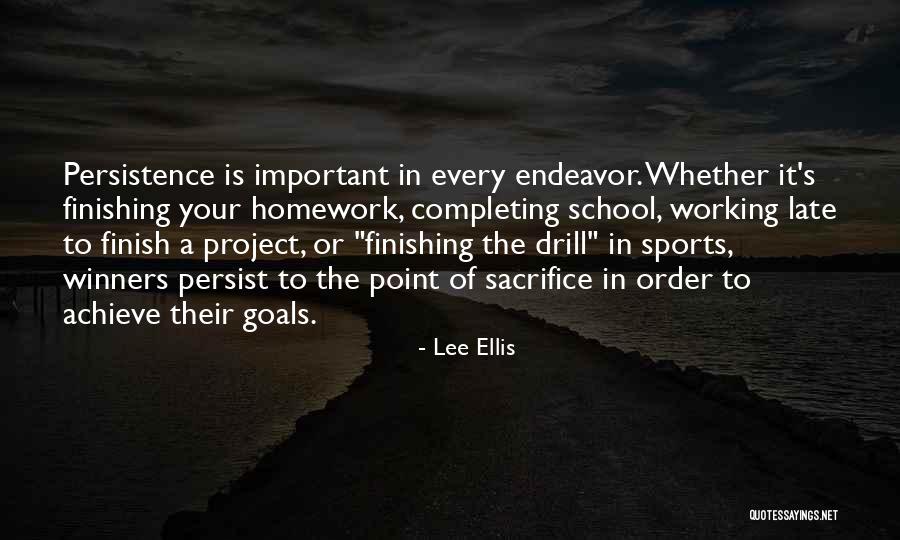 Winners In Sports Quotes By Lee Ellis