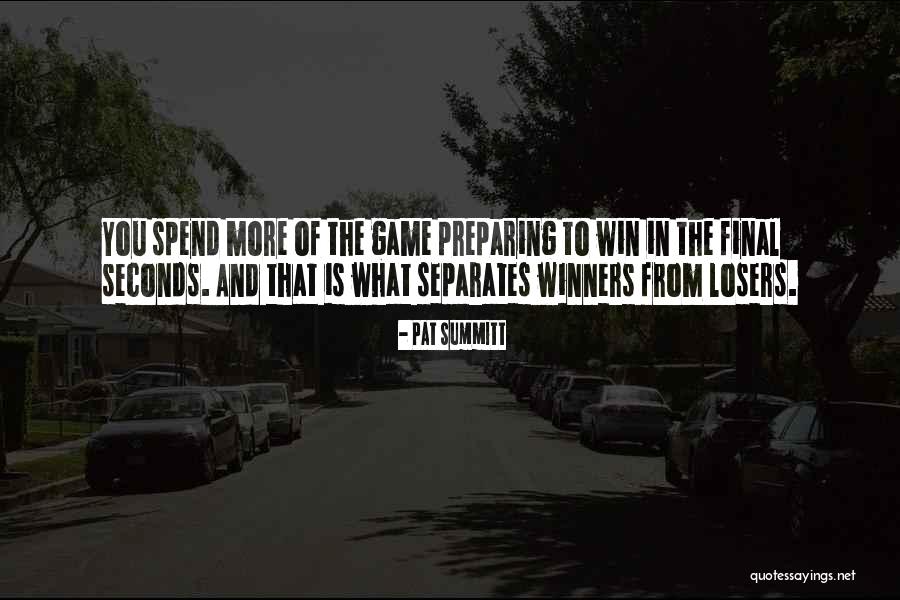 Winners Losers Quotes By Pat Summitt Winners Losers Quotes By Pat Summitt