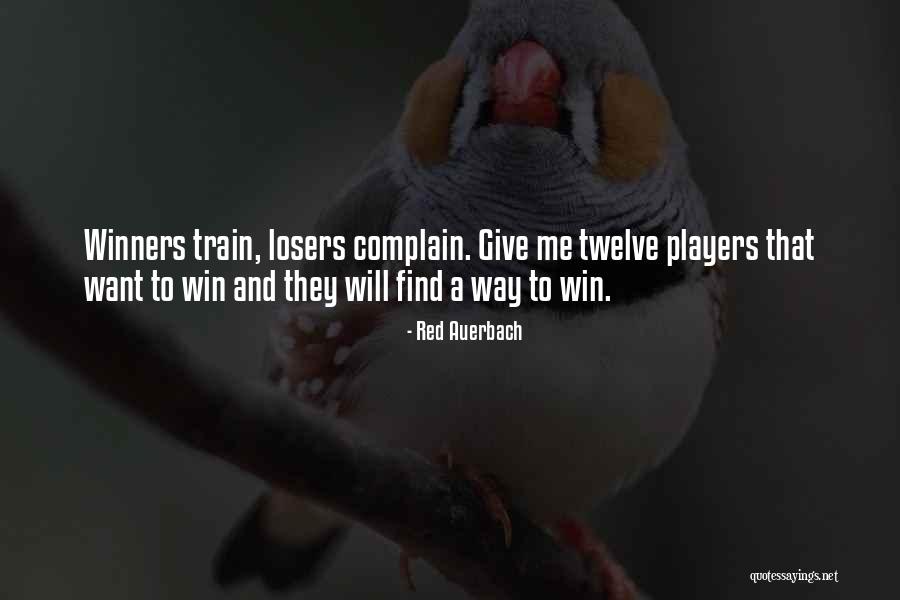 Winners Losers Quotes By Red Auerbach Winners Losers Quotes By Red Auerbach