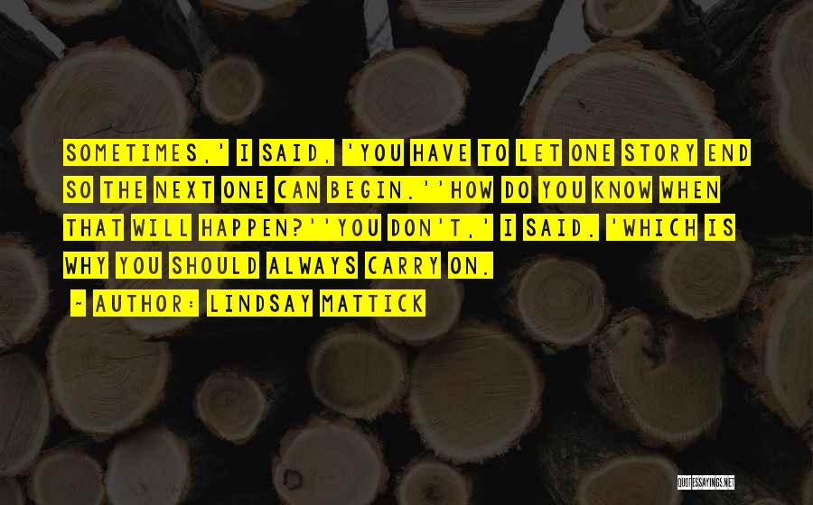 Winnie Quotes By Lindsay Mattick