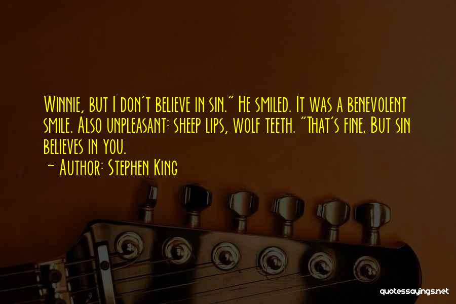 Winnie Quotes By Stephen King