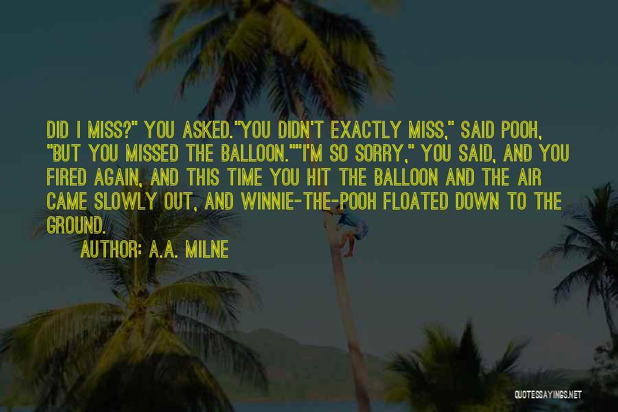 Winnie The Pooh Quotes By A.A. Milne