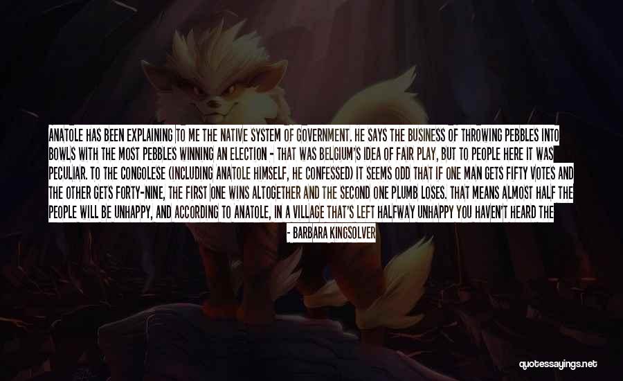 Winning An Election Quotes By Barbara Kingsolver Winning An Election Quotes By Barbara Kingsolver