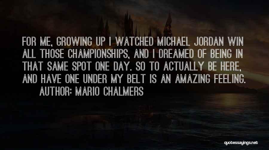 Winning Championships Quotes By Mario Chalmers